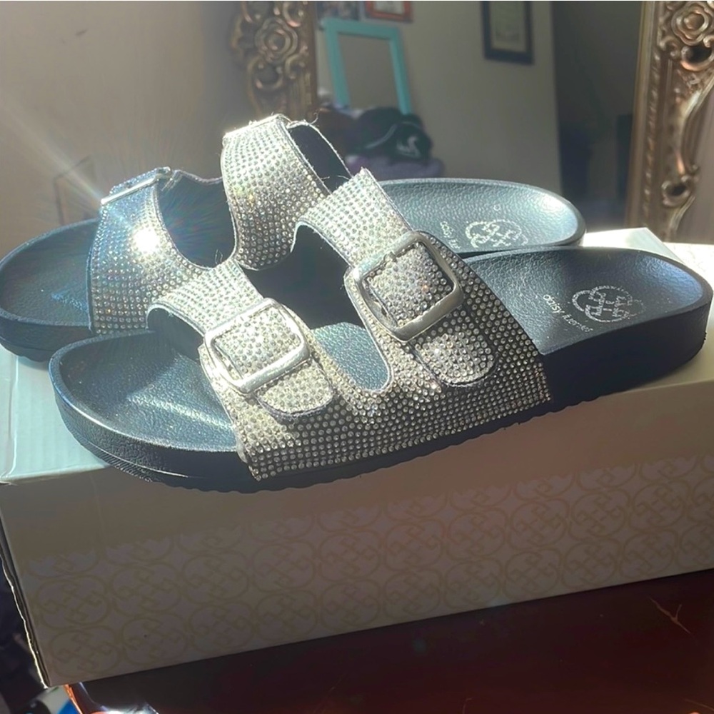 Women’s Bedazzled Rhinestone Sandals